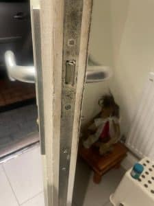 Check locks - this student accommodation lock was stuck